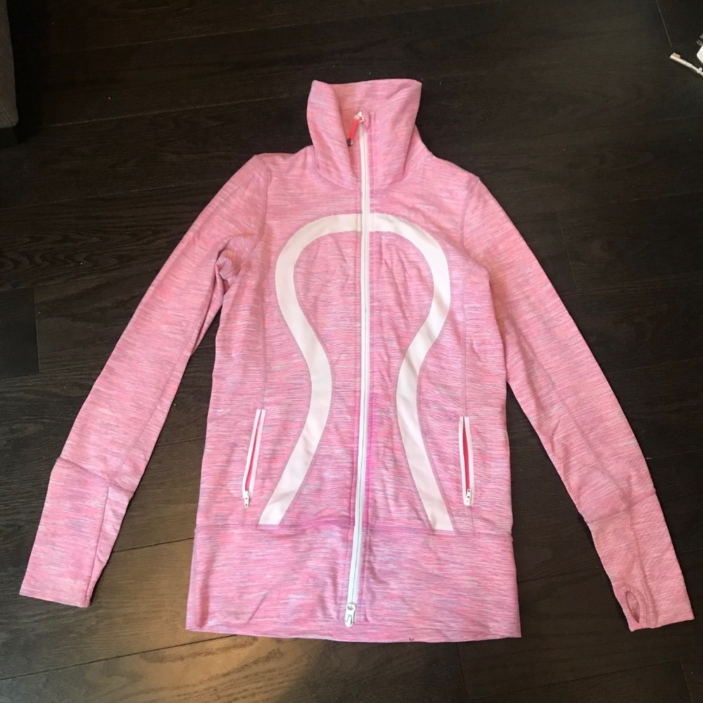 Lululemon In Stride Jacket - Pink Micro-Stripe